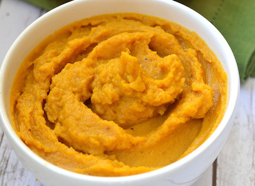 Pure vegano de abóbora